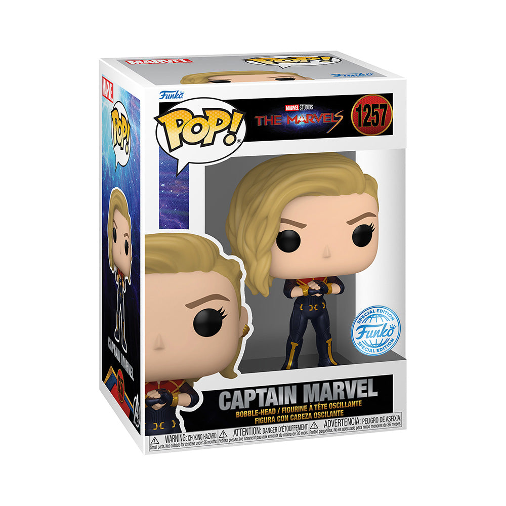 FUNKO POP! THE MARVELS VINYL FIGURE CAPTAIN MARVEL 1257