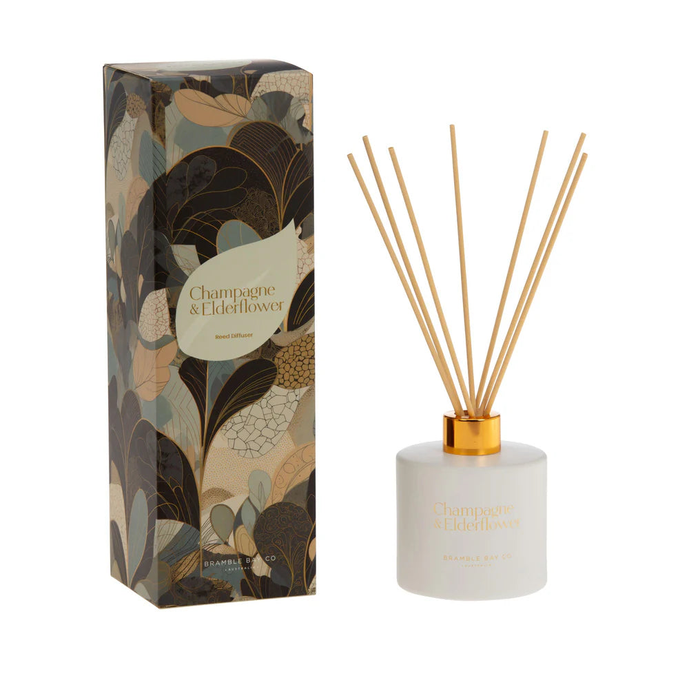 Bramble Bay Co Summer Blooms Diffuser - Champagne & Elderflower