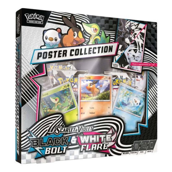 Pokemon TCG: Scarlet & Violet: Black Bolt & White Flare Unova Poster Collection