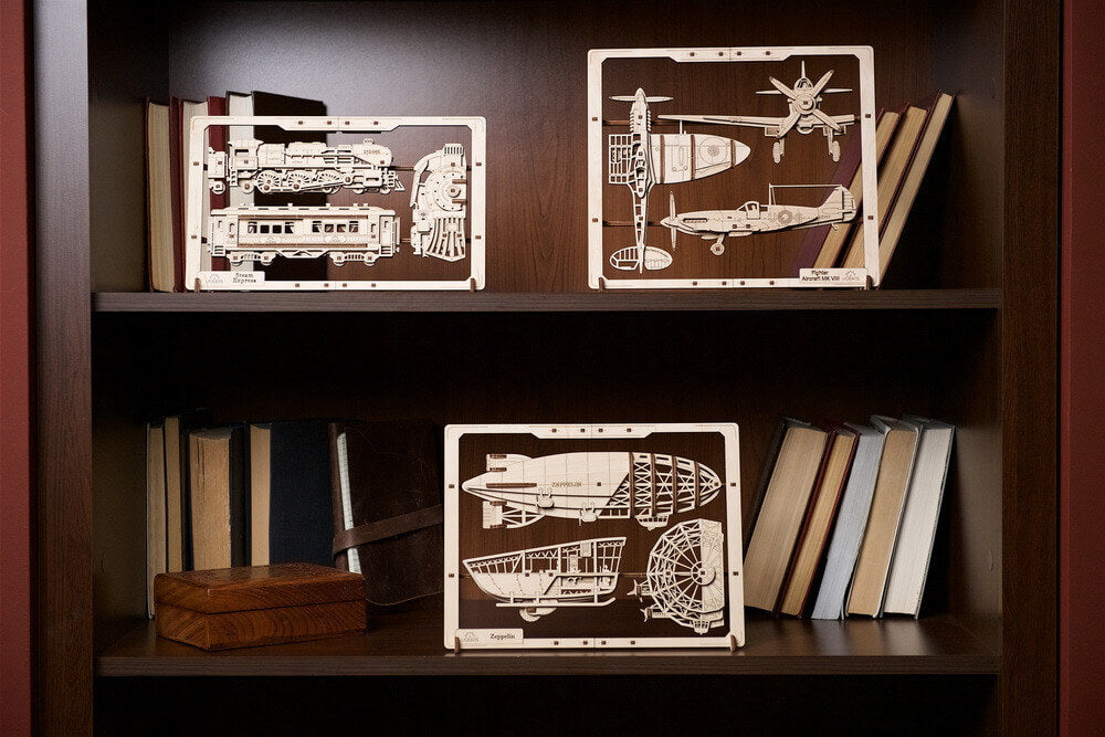 UGEARS STEAM EXPRESS 2.5D WOODEN PUZZLE KIT