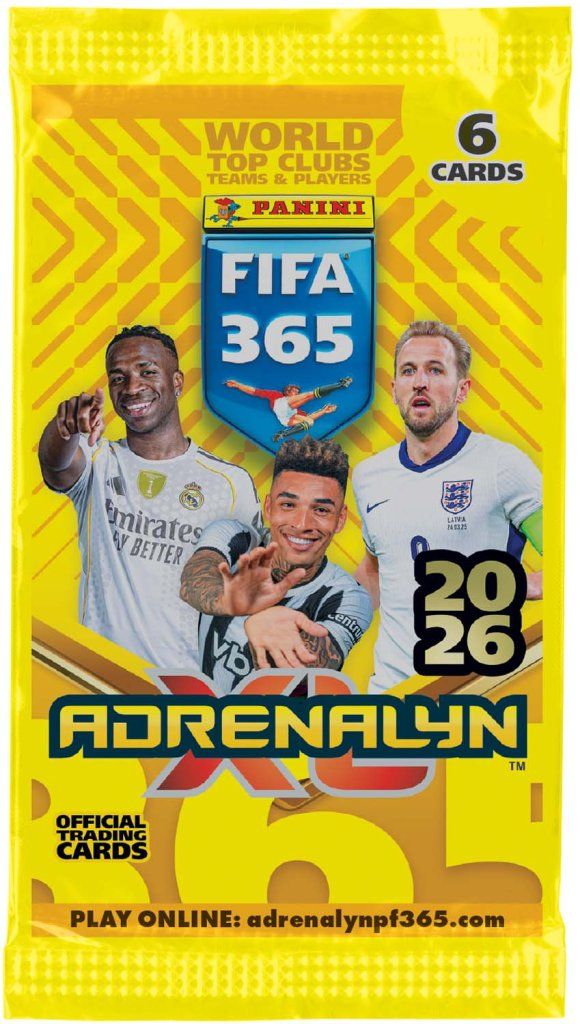 Panini 2026 FIFA 365 Adrenalyn XL Trading Cards Booster Box SEALED