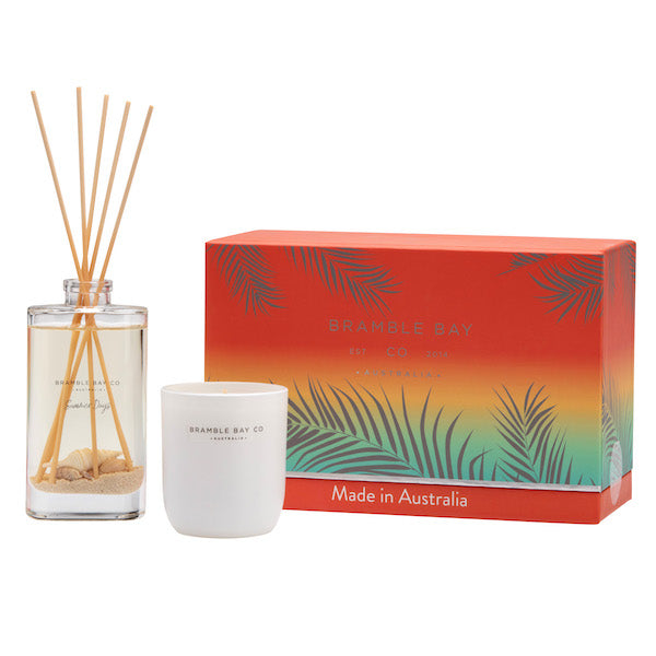 Ocean Summer Days Votive and Diffuser Gift Set