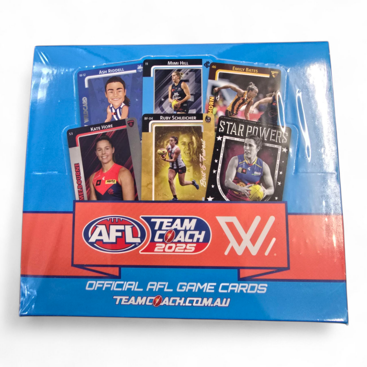 AFLW 2025 Teamcoach Footy Card Box