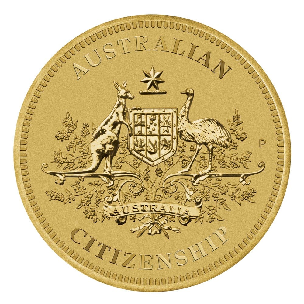 Australian Citizenship 2023 Coin in Card