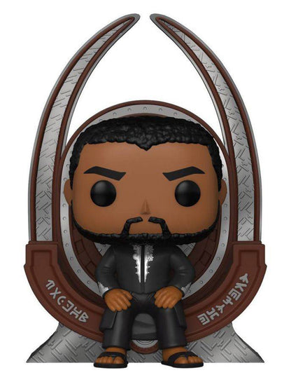 Black Panther T'Challa on Throne Exclusive Pop! Deluxe Vinyl Figure #1113