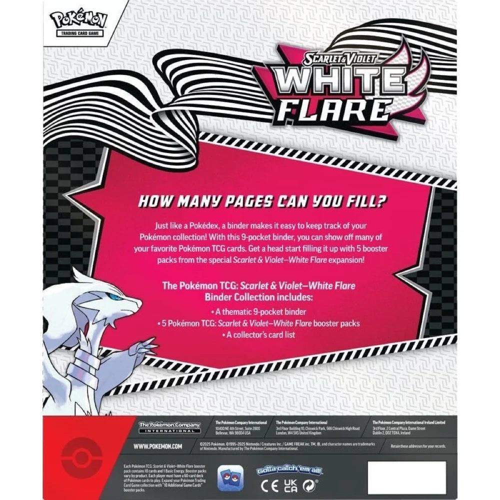 Pokémon TCG Scarlet & Violet White Flare Binder Collection