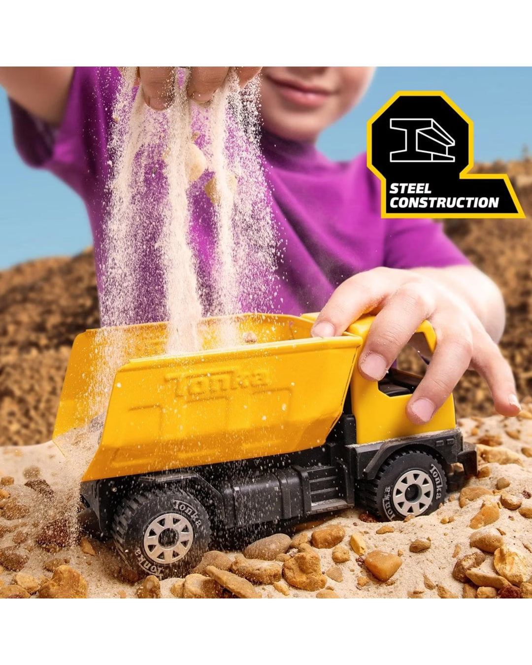 Tonka Steel Classics Dump Truck 1:32 Scale Vehicle