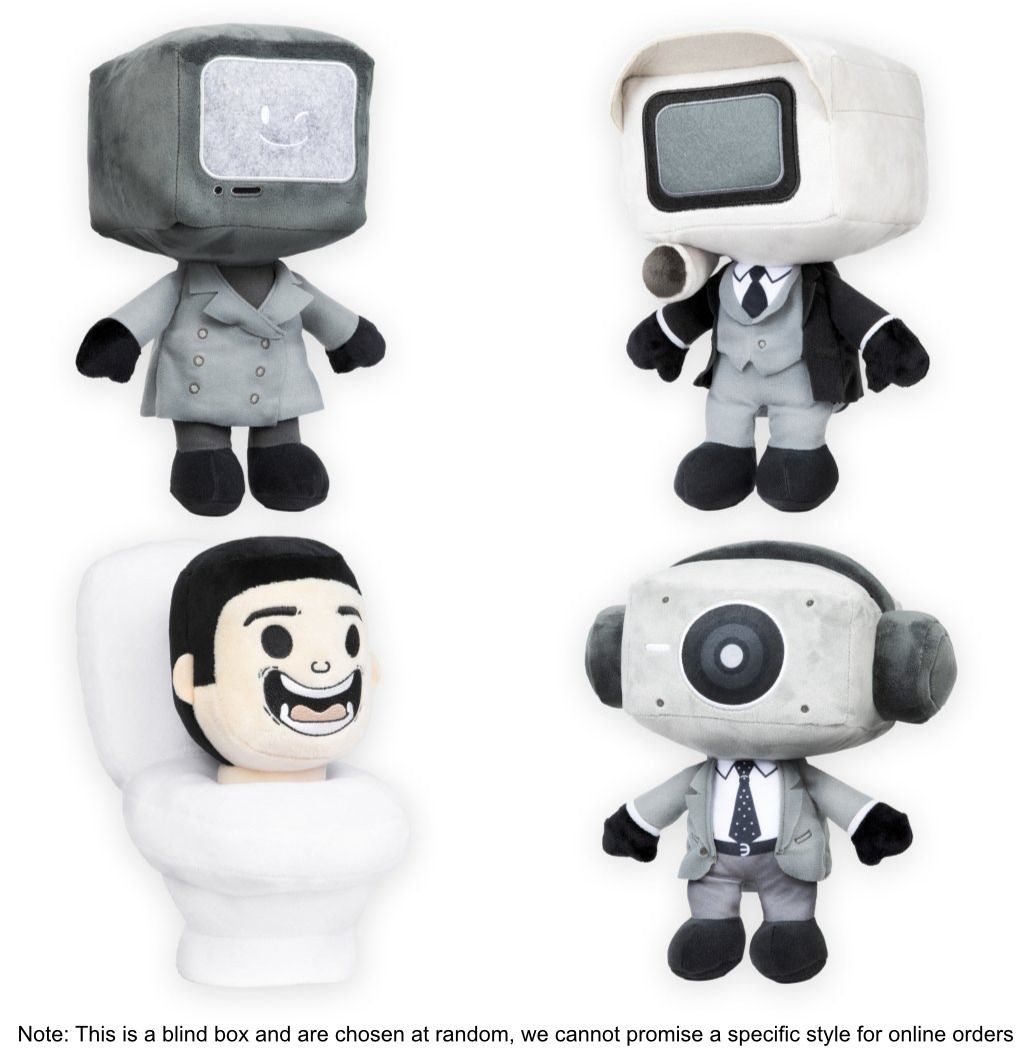 Skibidi Toilet 11 Inch Mystery Plush Series One Blind Bag