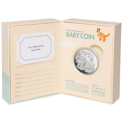 2024 $5 1oz Fine Silver Proof Baby Coin Toy Kangaroo