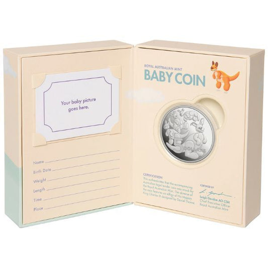 2024 $5 1oz Fine Silver Proof Baby Coin Toy Kangaroo