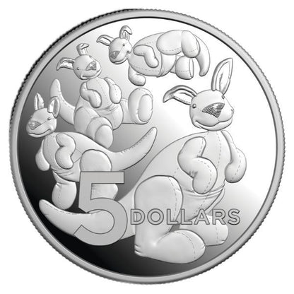 2024 $5 1oz Fine Silver Proof Baby Coin Toy Kangaroo