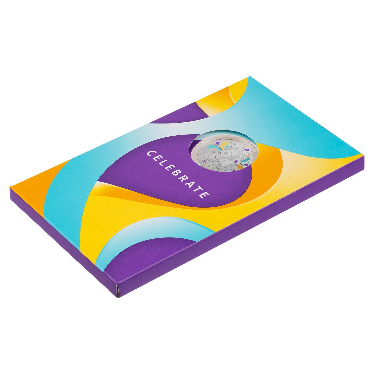 2025 50c Celebrations Coloured Uncirculated Coin