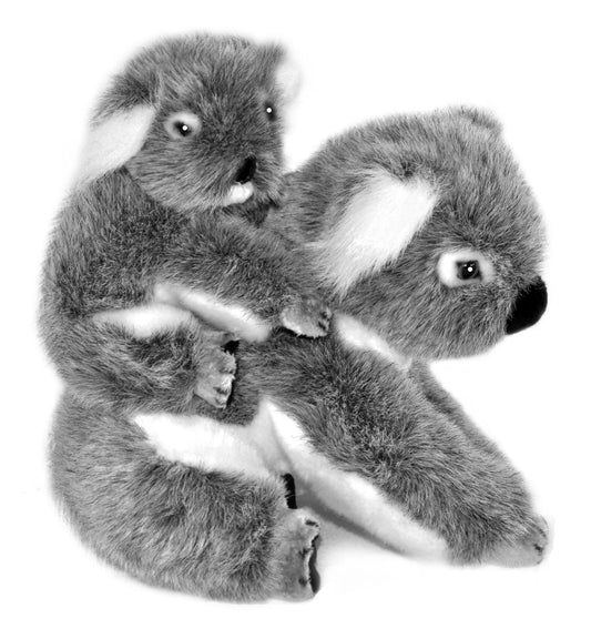 Kelly & Kiri - (Koala with baby on back - 23cm)