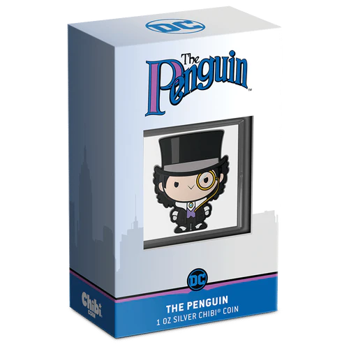 DC Comics – THE PENGUIN™ 1oz Silver Chibi® Coin