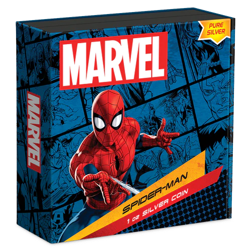 Marvel Spider-Man 3oz Silver Coin