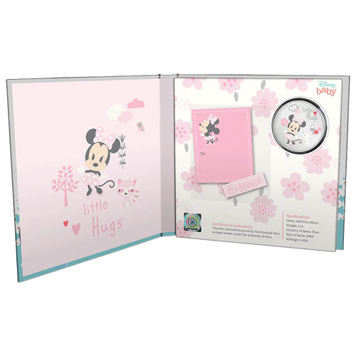 Disney Baby Little Hugs – Girl 1oz Silver Coin