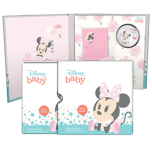 Disney Baby Little Hugs – Girl 1oz Silver Coin