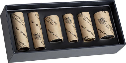 King Charles III Effigy 2024 Premium 6 Rolled Coin Set