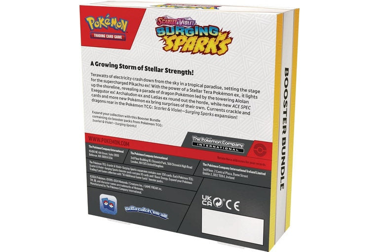 Pokémon TCG: Scarlet & Violet - Surging Sparks Booster Bundle