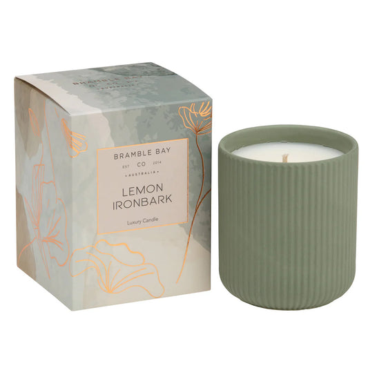 Bramble Bay Co Lemon Ironbark Ceramic Candle
