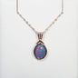 Rose Gold Plated Triplet Opal Pendant