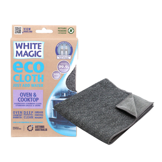 Eco Cloth Oven and Cooktop Cleaning Tool White Magic