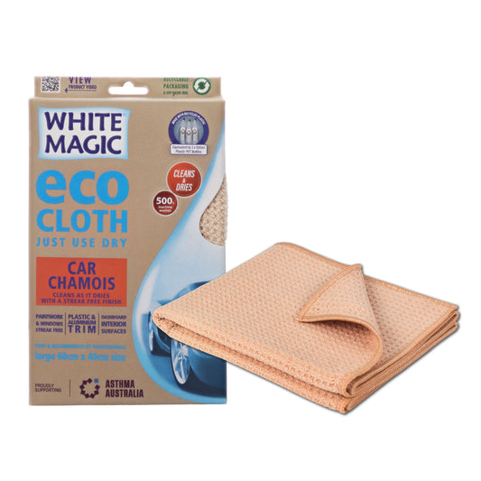 Eco Cloth Car Chamois Cleaning Tool by White Magic