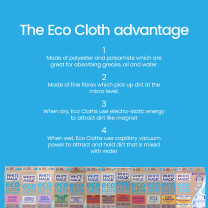 Eco Cloth Stainless Steel Cleaning Tool by White Magic