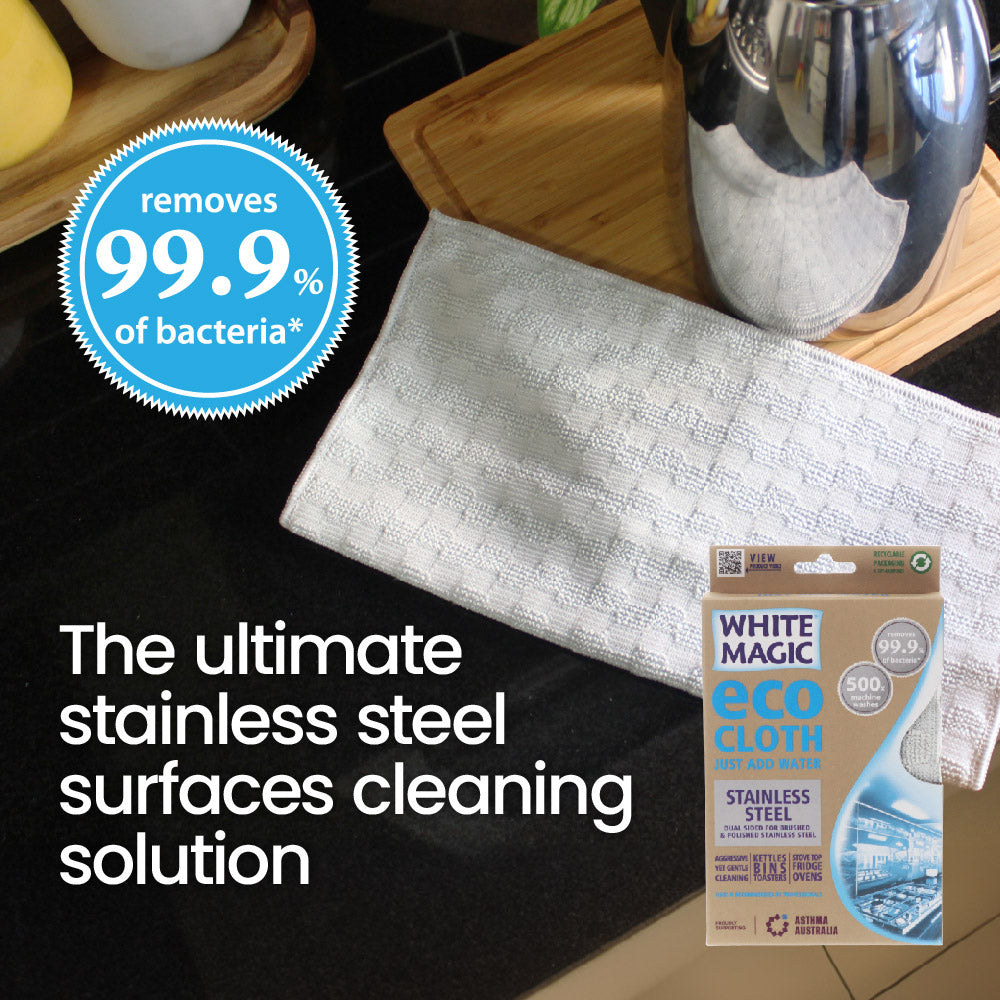 Eco Cloth Stainless Steel Cleaning Tool by White Magic