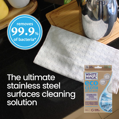 Eco Cloth Stainless Steel Cleaning Tool by White Magic