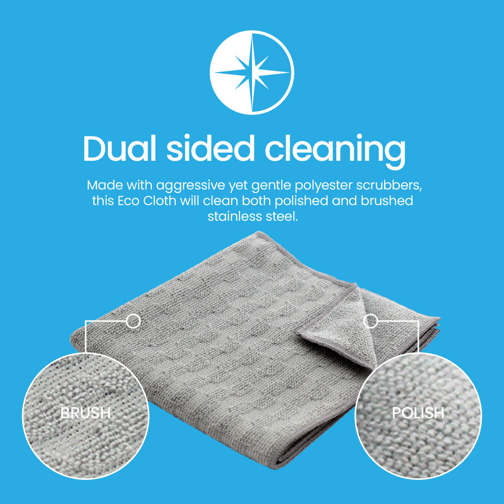 Eco Cloth Stainless Steel Cleaning Tool by White Magic
