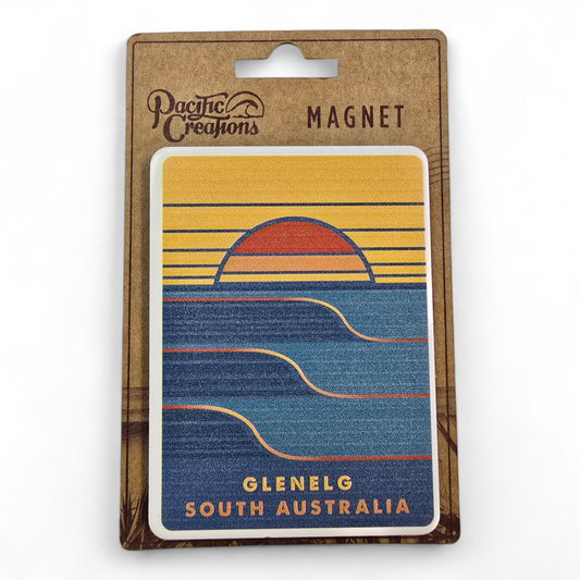 South Australia Glenelg Premium Fridge Magnet - Sunset