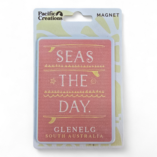 South Australia Glenelg Premium Fridge Magnet - Seas The Day