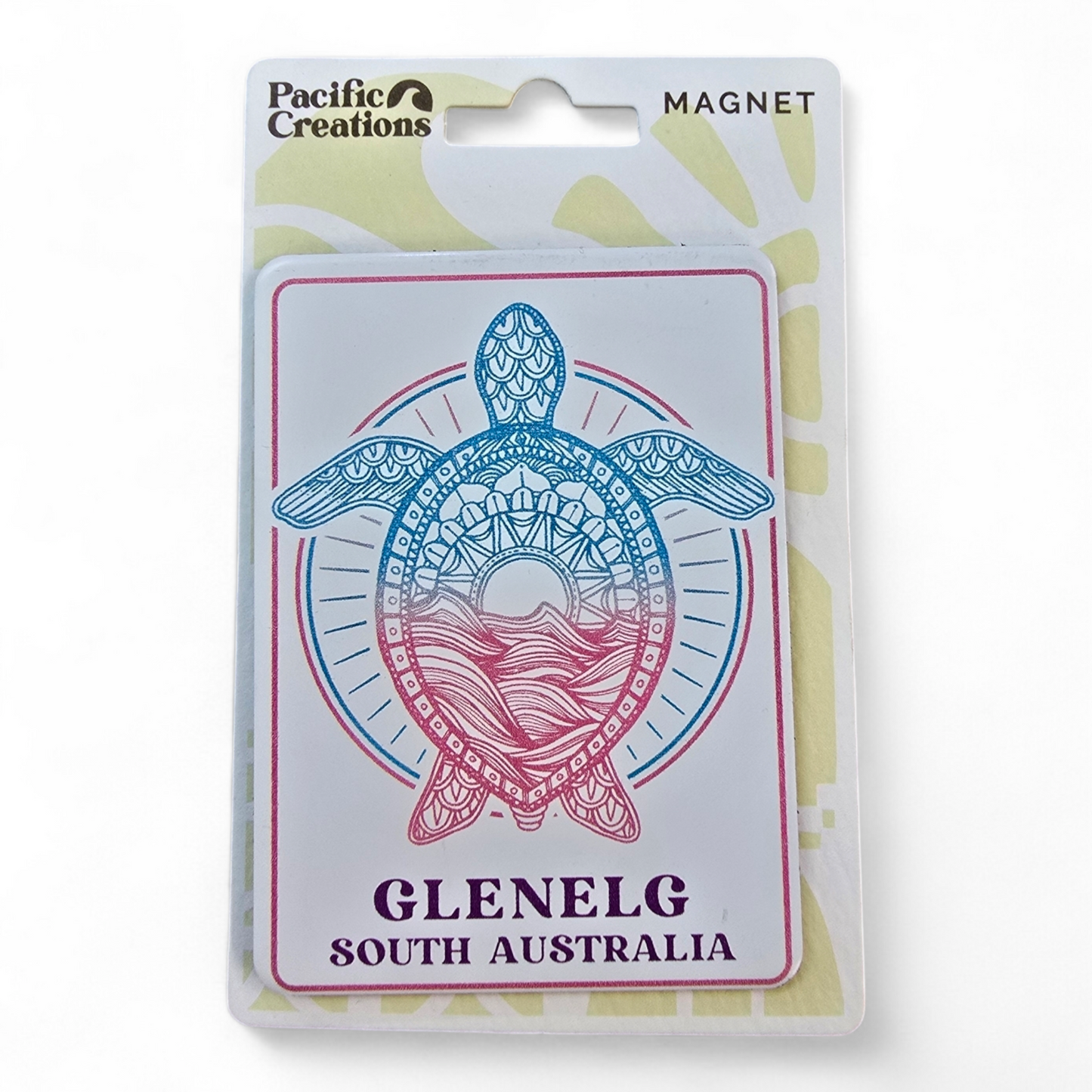 South Australia Glenelg Premium Fridge Magnet - Turtle