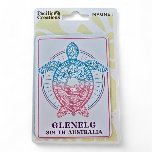 South Australia Glenelg Premium Fridge Magnet - Turtle