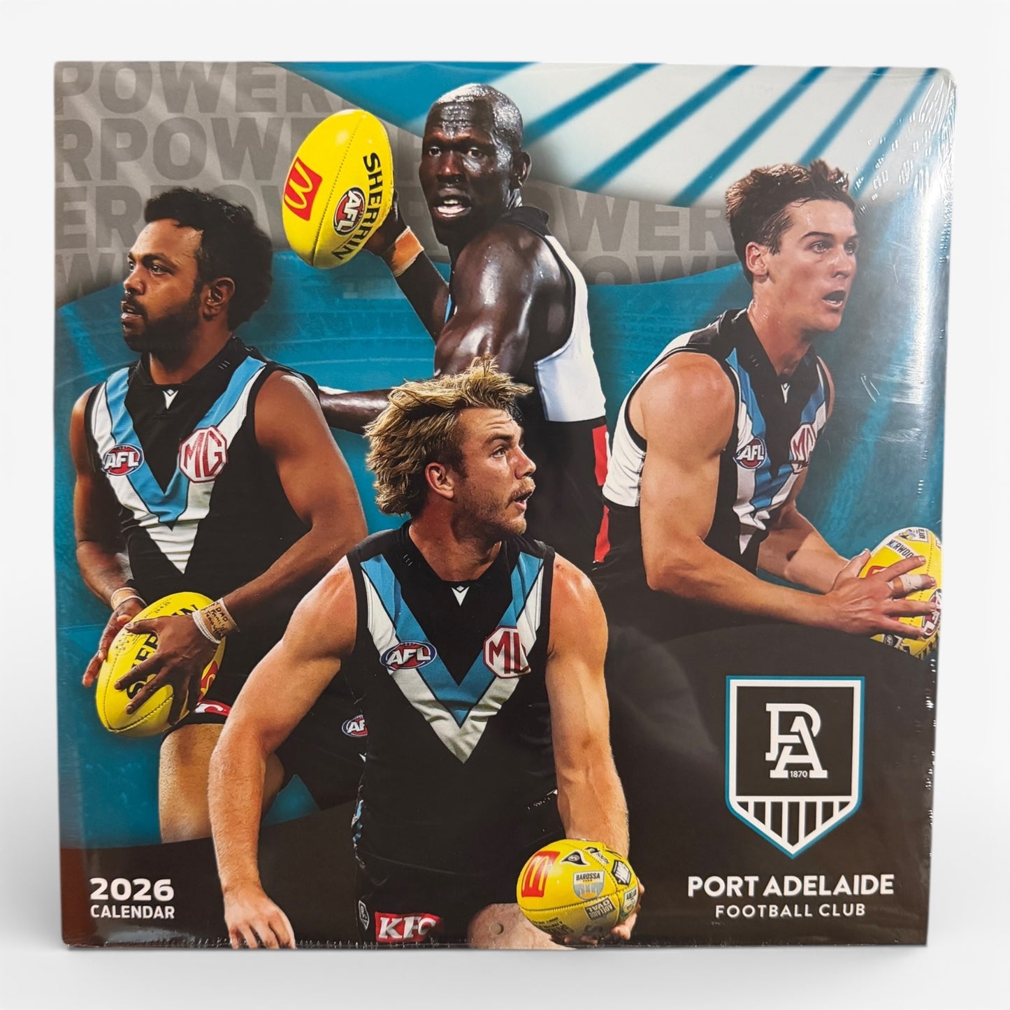 AFL Port Adelaide Power 2026 Square Wall Calendar