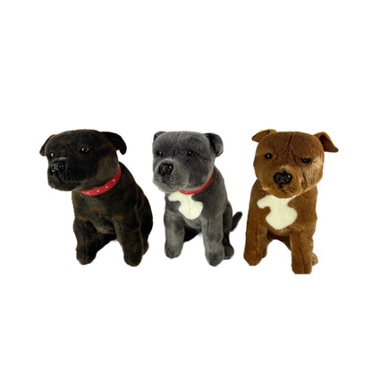 Storm (Staffy - 32cm sitting, grey)