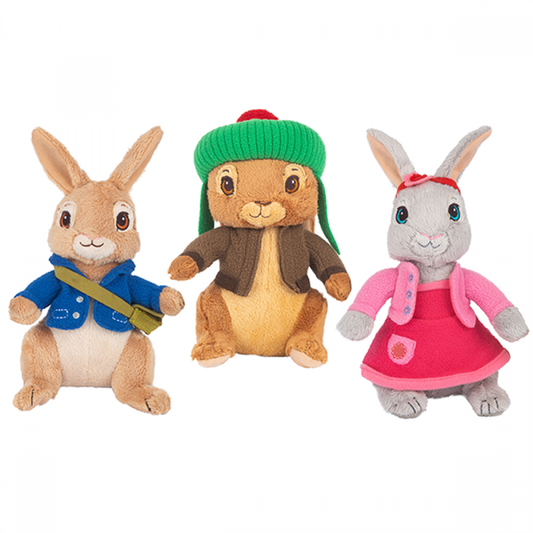 Peter Rabbit Animated Benjamin Bunny Soft Plush Toy 22cm