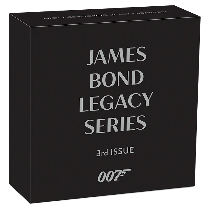 2023 James Bond Legacy Series - 3rd Issue 1oz Silver Proof Coin