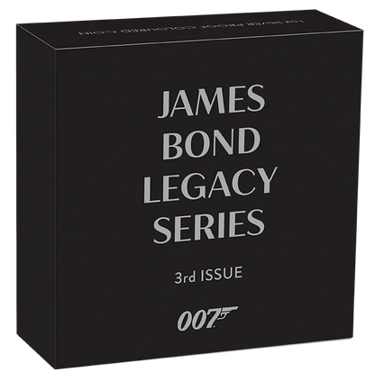 2023 James Bond Legacy Series - 3rd Issue 1oz Silver Proof Coin