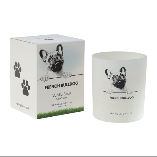 Bramble Bay Co French Bulldog 300g Soy Candle