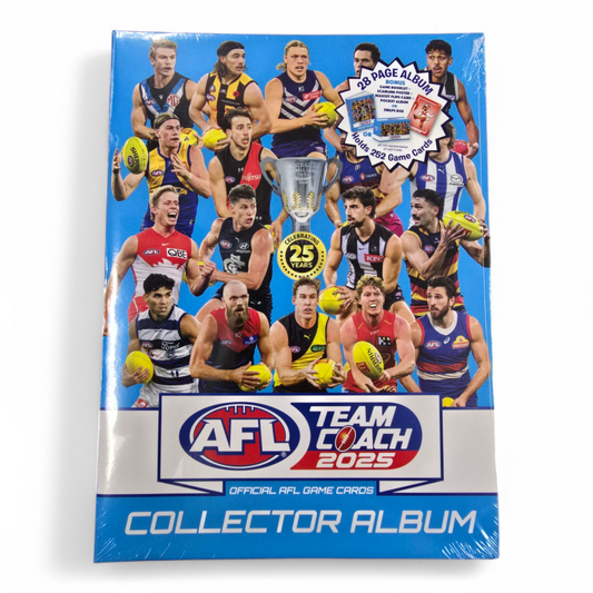AFL Teamcoach 2025 Footy Cards Collector Album