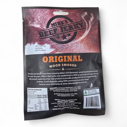 South Australian Mike's Beef Jerky Original|Black Pepper|Chilli 90g Packet
