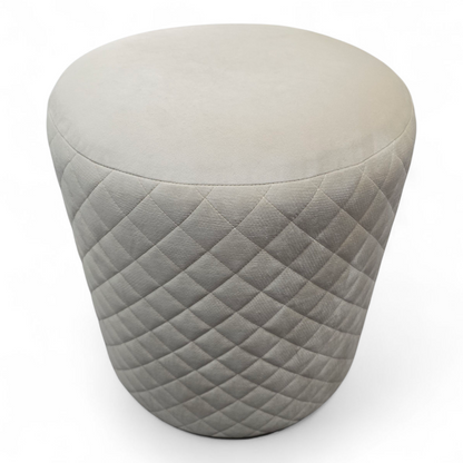 Soft Stylish Quilted Pattern Ottoman  41*41*48.5 cm