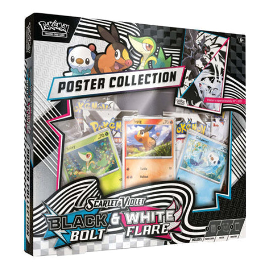 Pokemon TCG: Scarlet & Violet: Black Bolt & White Flare Unova Poster Collection