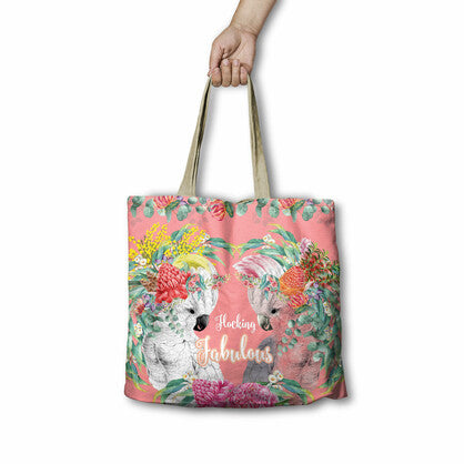 Lisa Pollock RSB02 Flocking Fab Shopping Bag