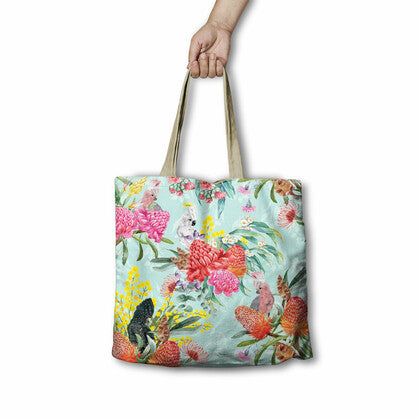 Lisa Pollock RSB03 Native Birds Shopping Bag