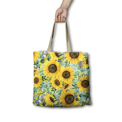 Lisa Pollock RSB36 Sunflower Bright Shopping Bag