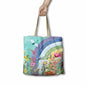 Lisa Pollock RSB71 Rainbow Wildflower Shopping Bag