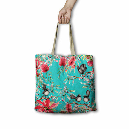 Lisa Pollock RSB79 Willy Wagtails Shopping Bag